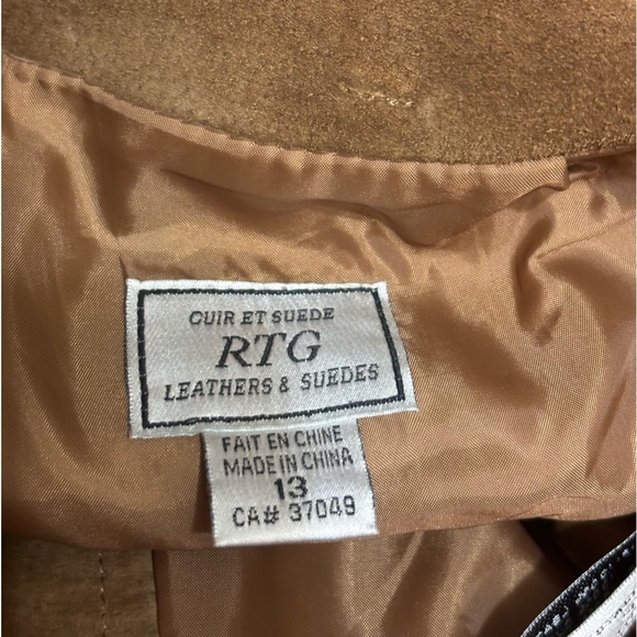 RTG LEATHER & SUEDES Vintage Leather Jacket & Pants 2-Piece Set - Picture 13 of 16